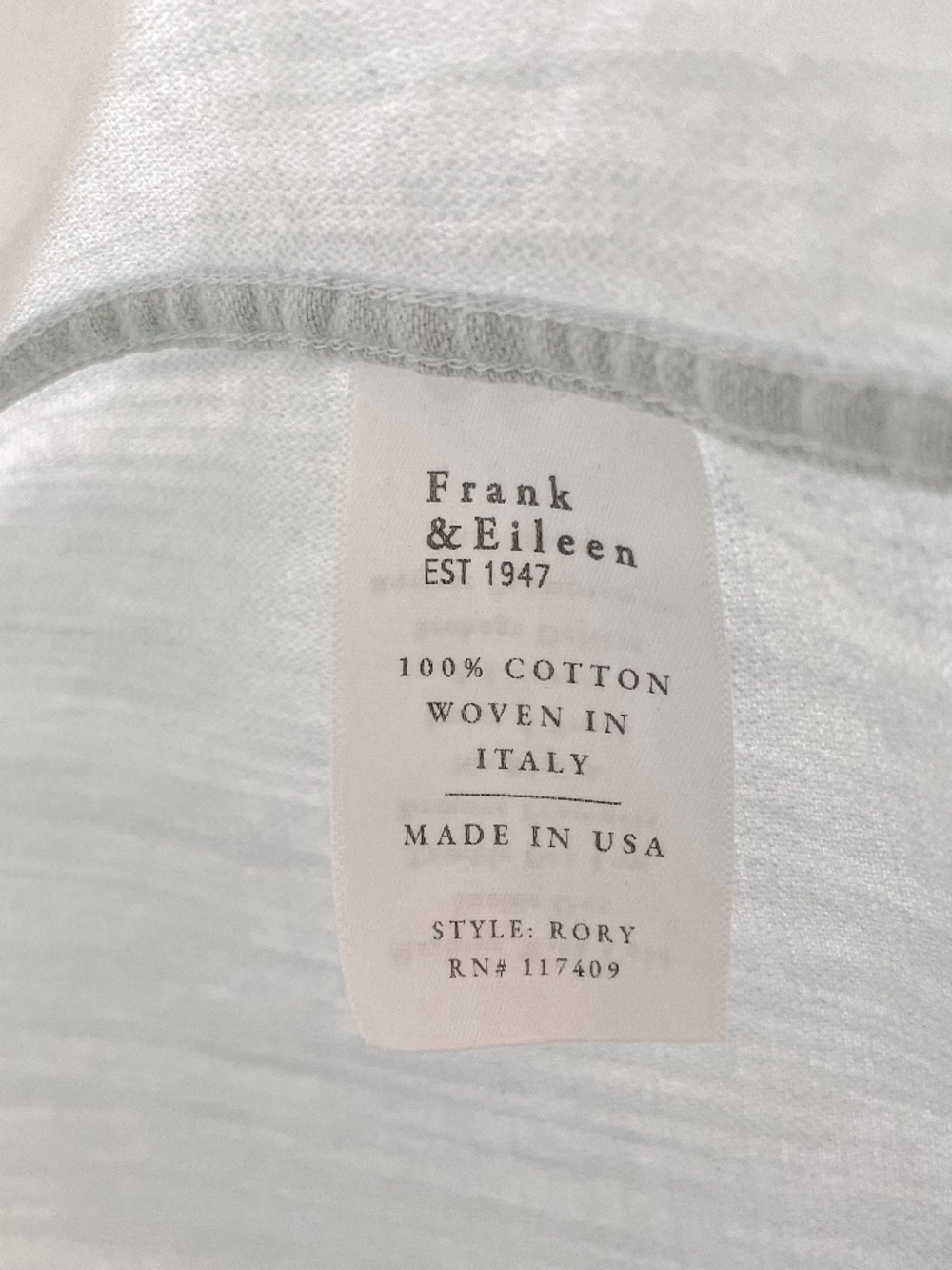 Frank & Eileen Rory Famous Denim Shirtdress Light Denim XS - Picture 7 of 8